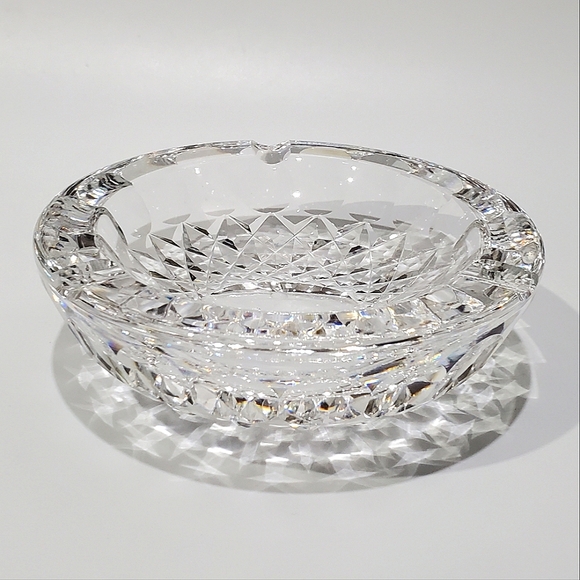 Waterford 5" Crystal Colleen Short Stem Pattern (Hand Cut) Ashtray - Picture 9 of 16